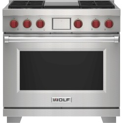 36" Dual Fuel Range - 4...