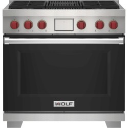 36" Dual Fuel Range - 4...