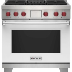 36" Dual Fuel Range - 4...