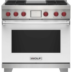 36" Dual Fuel Range - 4...