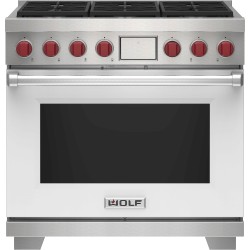 36" Dual Fuel Range - 6...