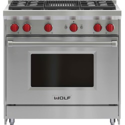 36" Gas Range - 4 Burners...