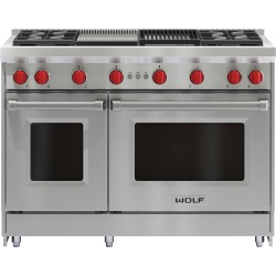 48" Gas Range - 4 Burners,...
